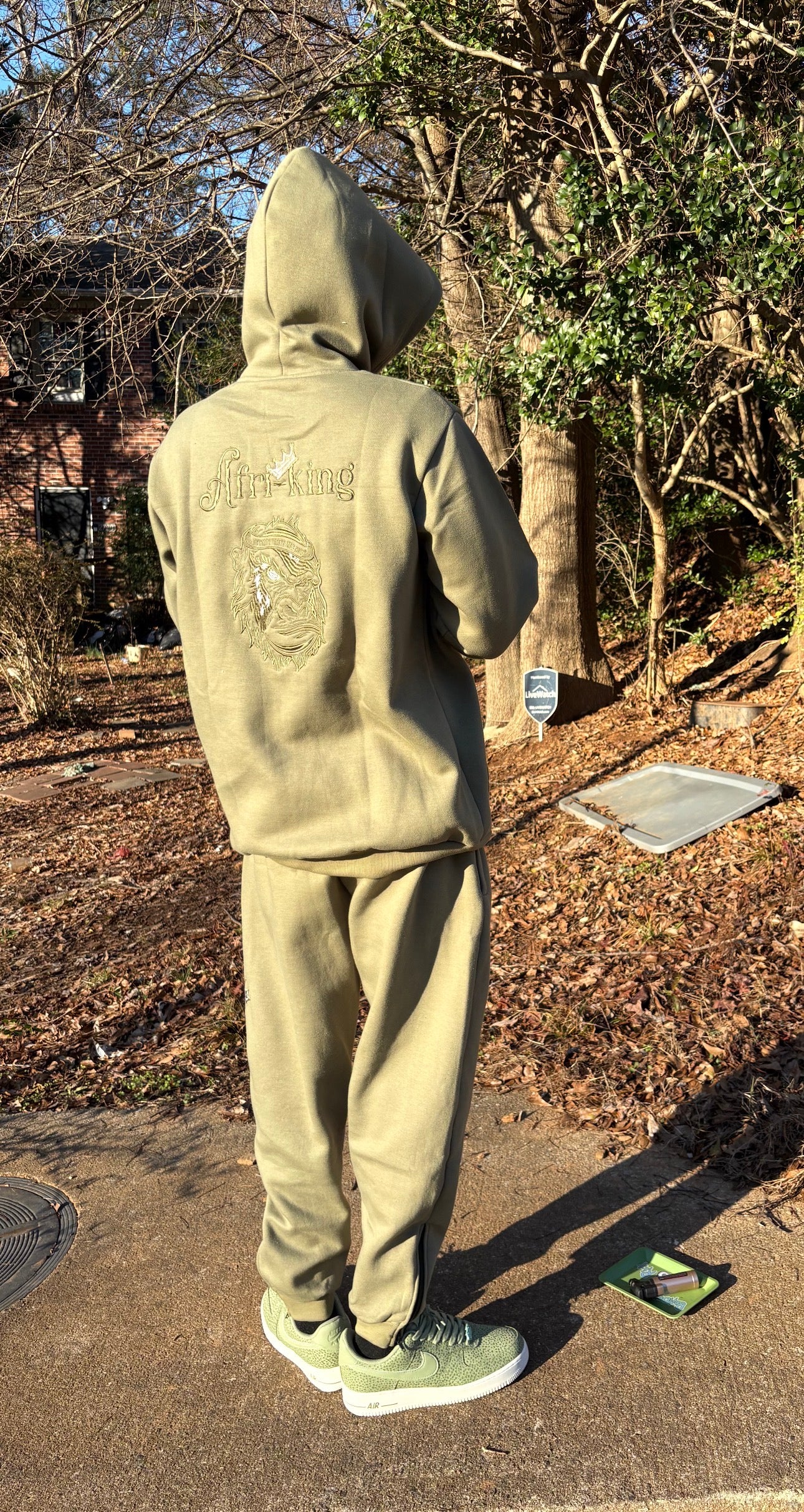 Gorilla pullover hoodie set