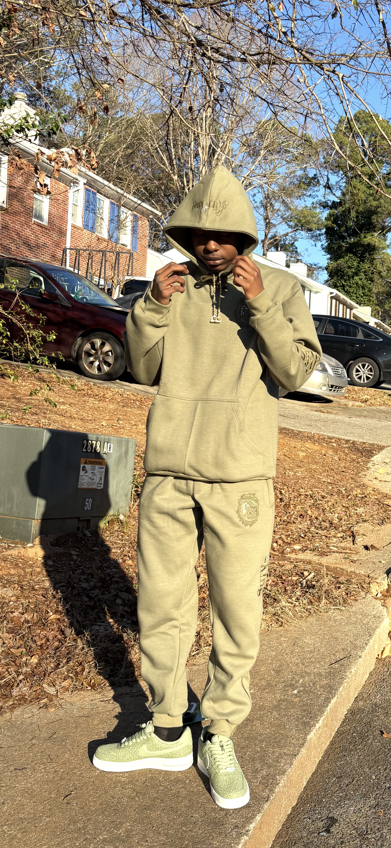 Gorilla pullover hoodie set