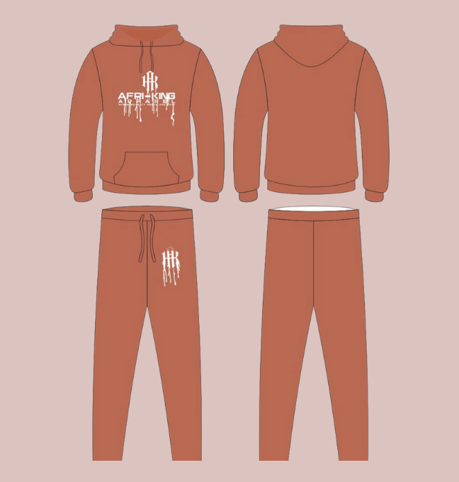 AFRI KING DRIP EDTION SWEATSUIT SET