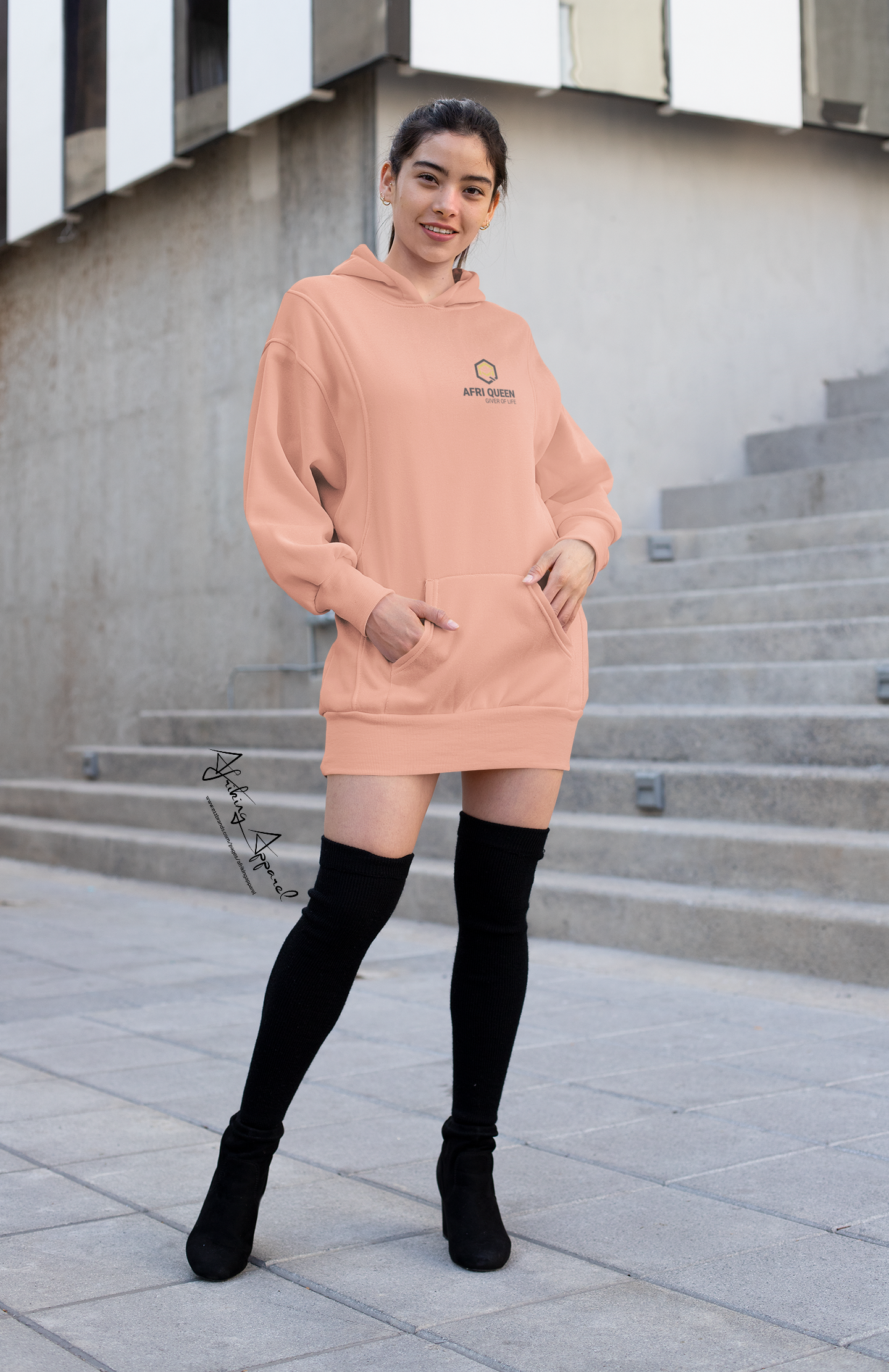 AQ HOODIE DRESS